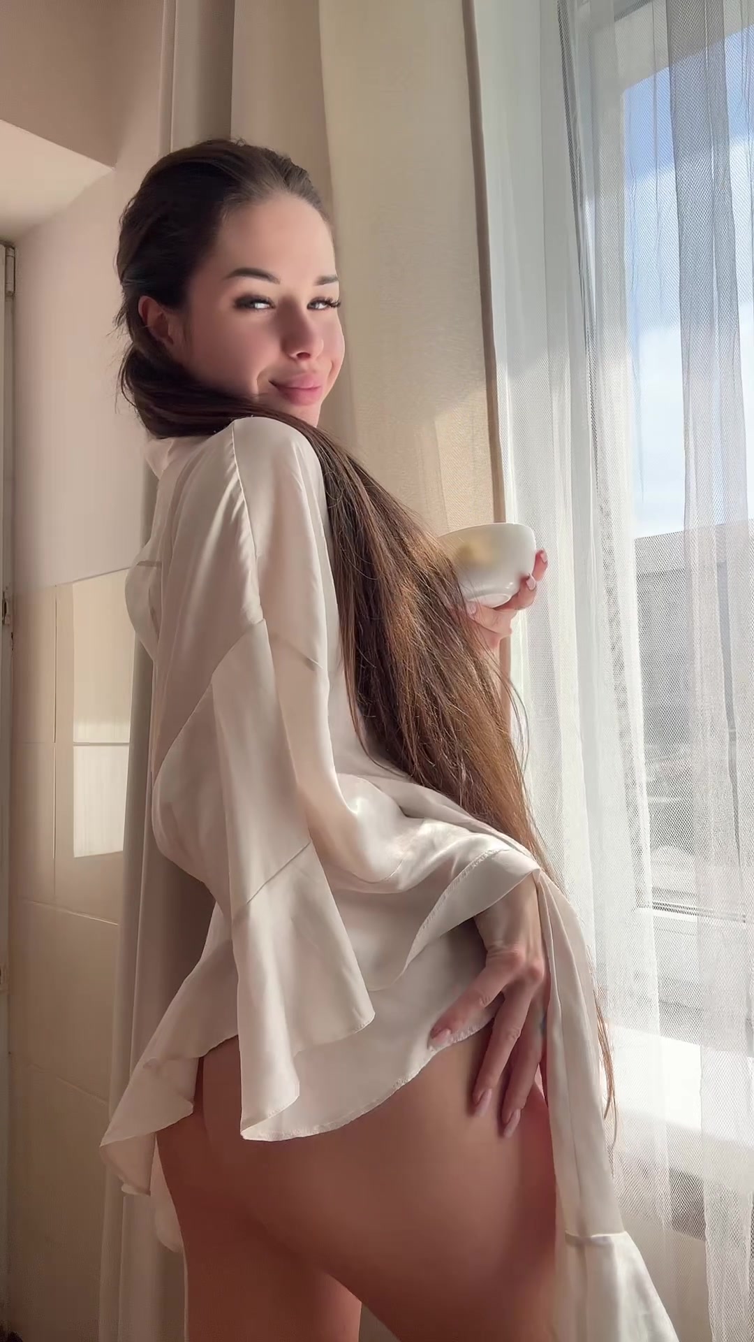 YourfavDidi Teasing and Sexy Nude Brunette hot hd