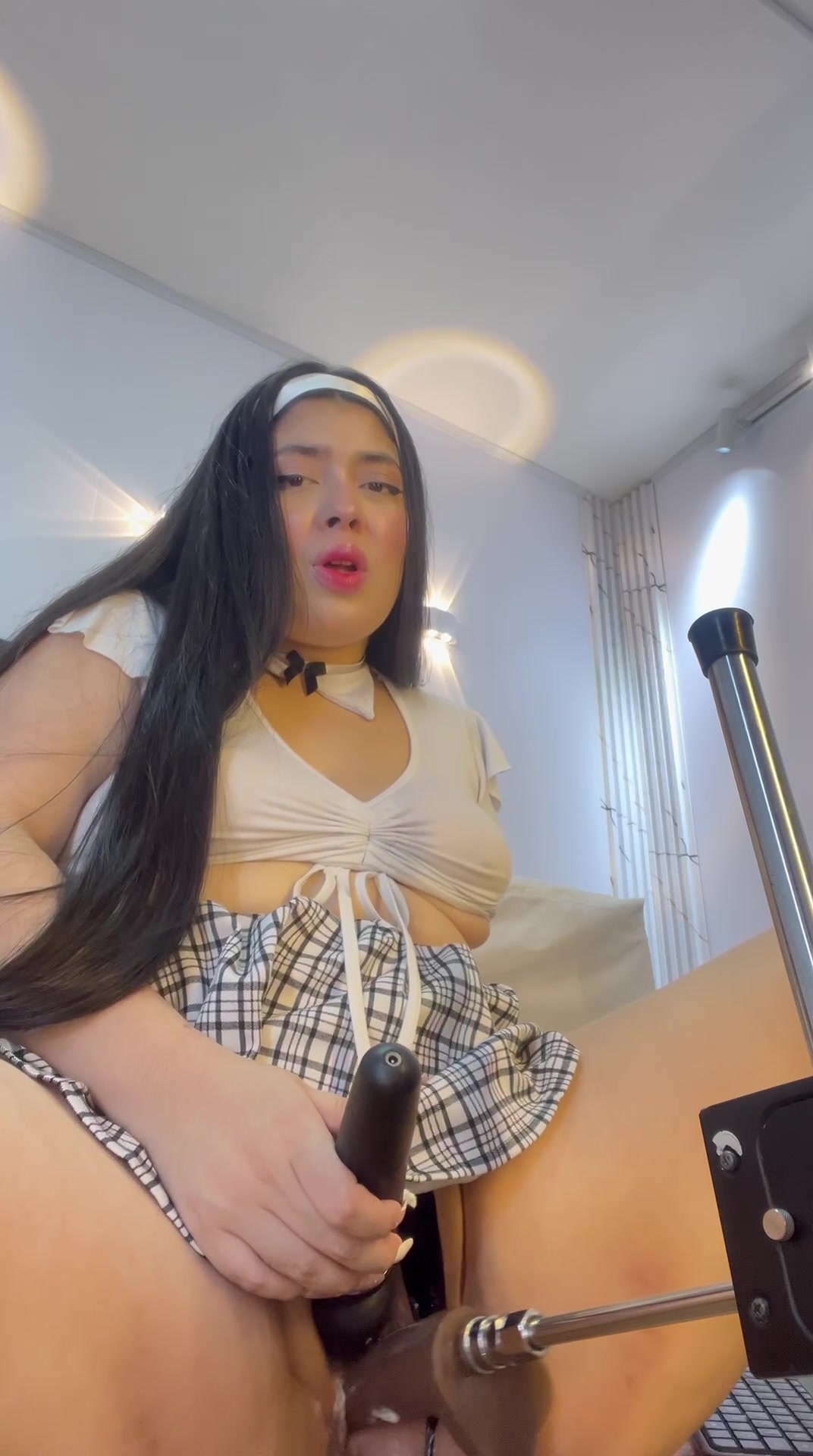 Agathalynx72 Fucking Machine and BBW Upskirt film