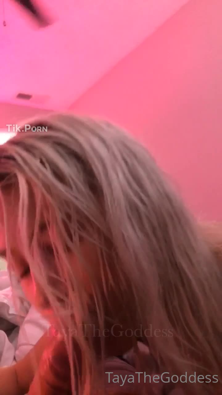 TayaTheGoddess Blowjob and Blonde xxx porno video