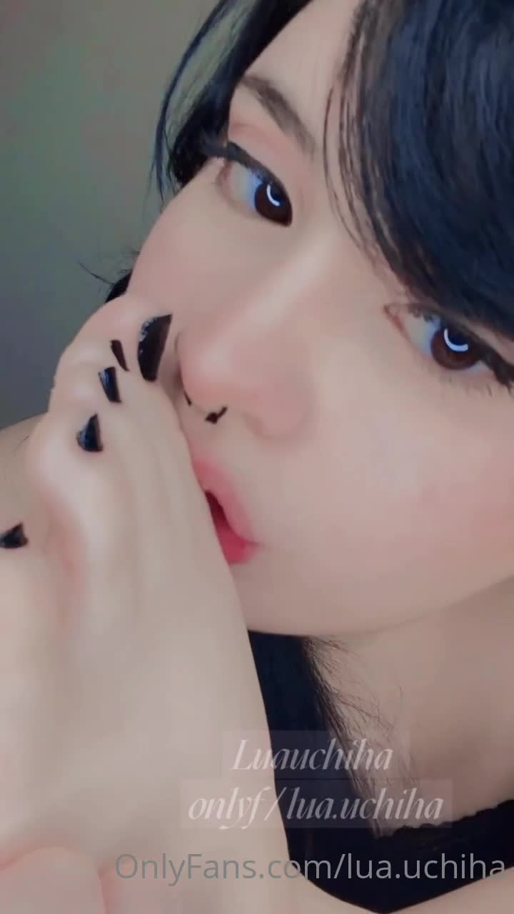 Lua Uchiha Licking Feet and Solo Emo Gothic movie