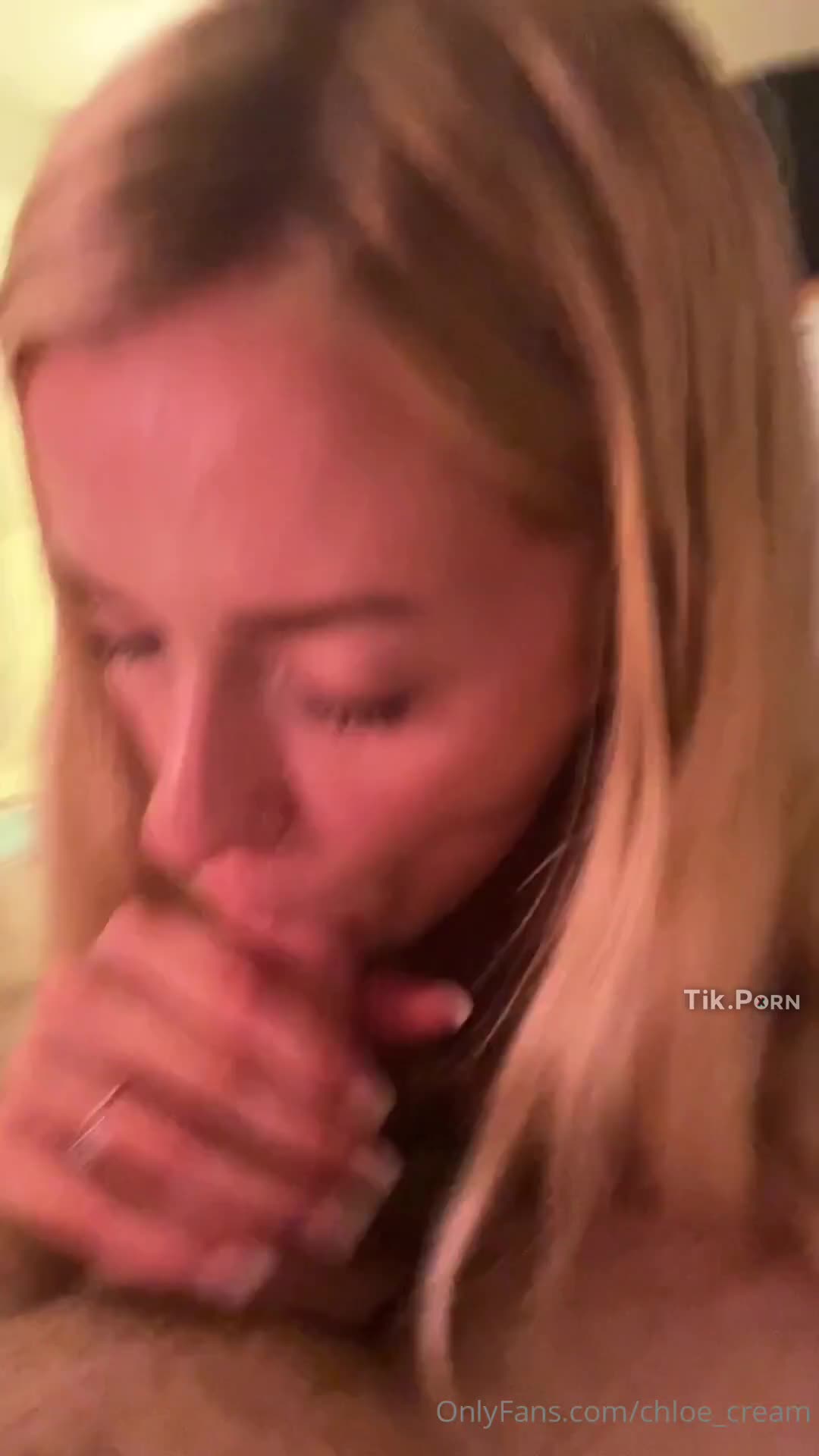 Chloe Cream Blowjob and Leaked Blonde POV hot sex