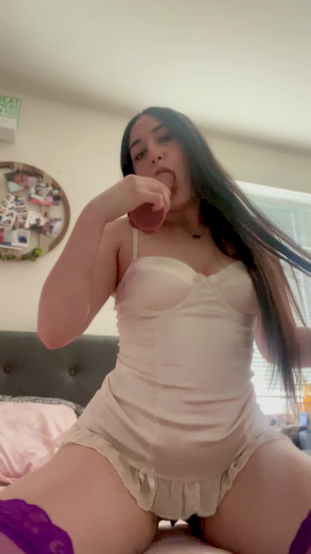 Naughtynadiaa1 Sextoy in the mouth xxx porn adult